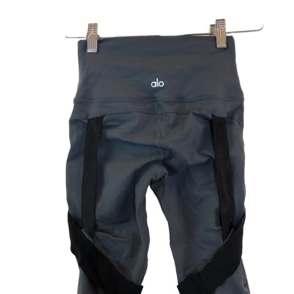 Alo Yoga High Waisted Bandage Leggings Gray - Picture 8 of 10